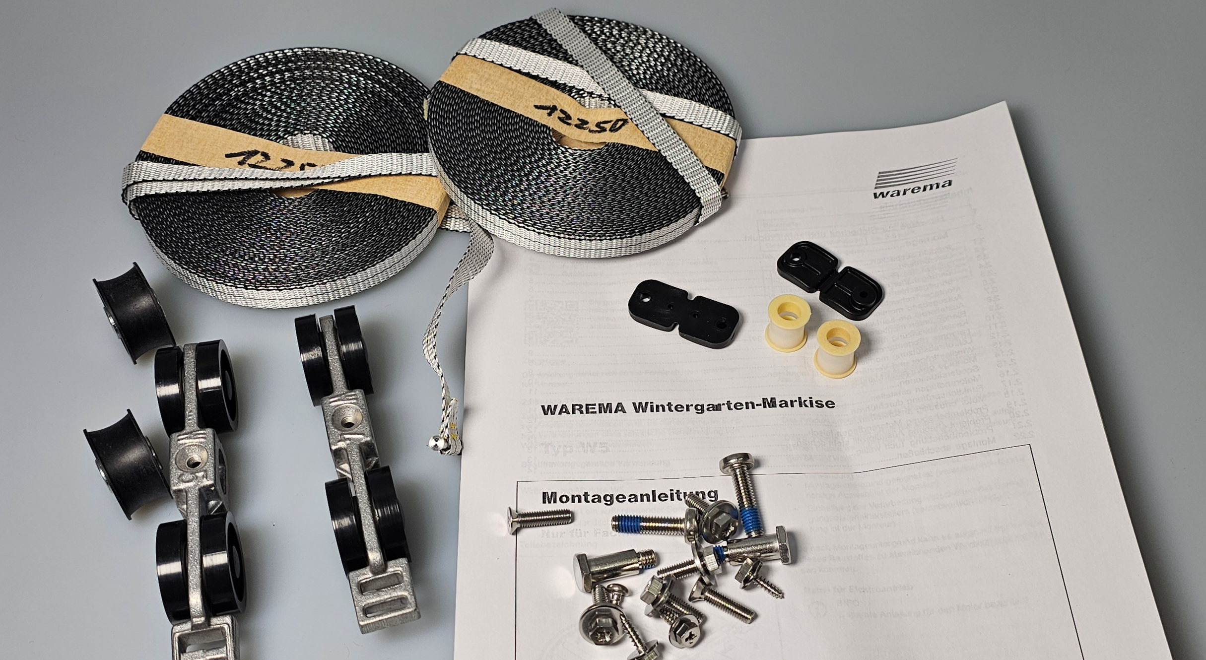reparaturset für markisen Reparatur-Set für Warema Wintergarten-Markise W4 W5 – rollladenbau-shop