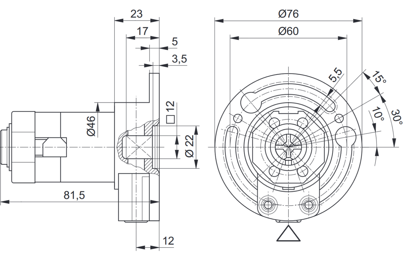 Geiger Universal Kegelradgetriebe für Rollläden