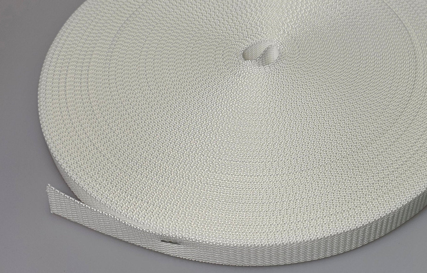 23mm in Weiß 50m Rolle