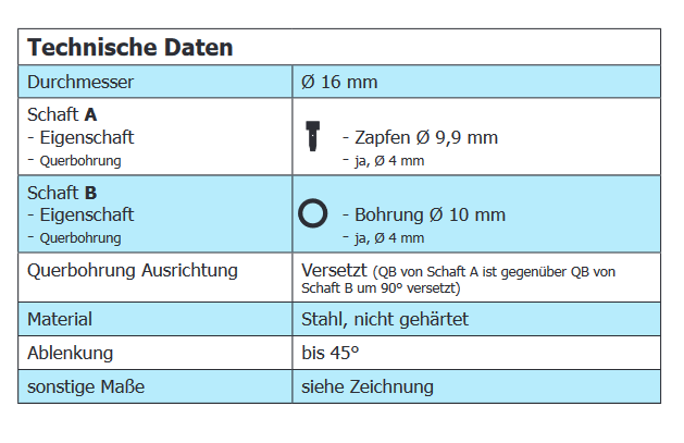 Kreuzgelenk 816F001