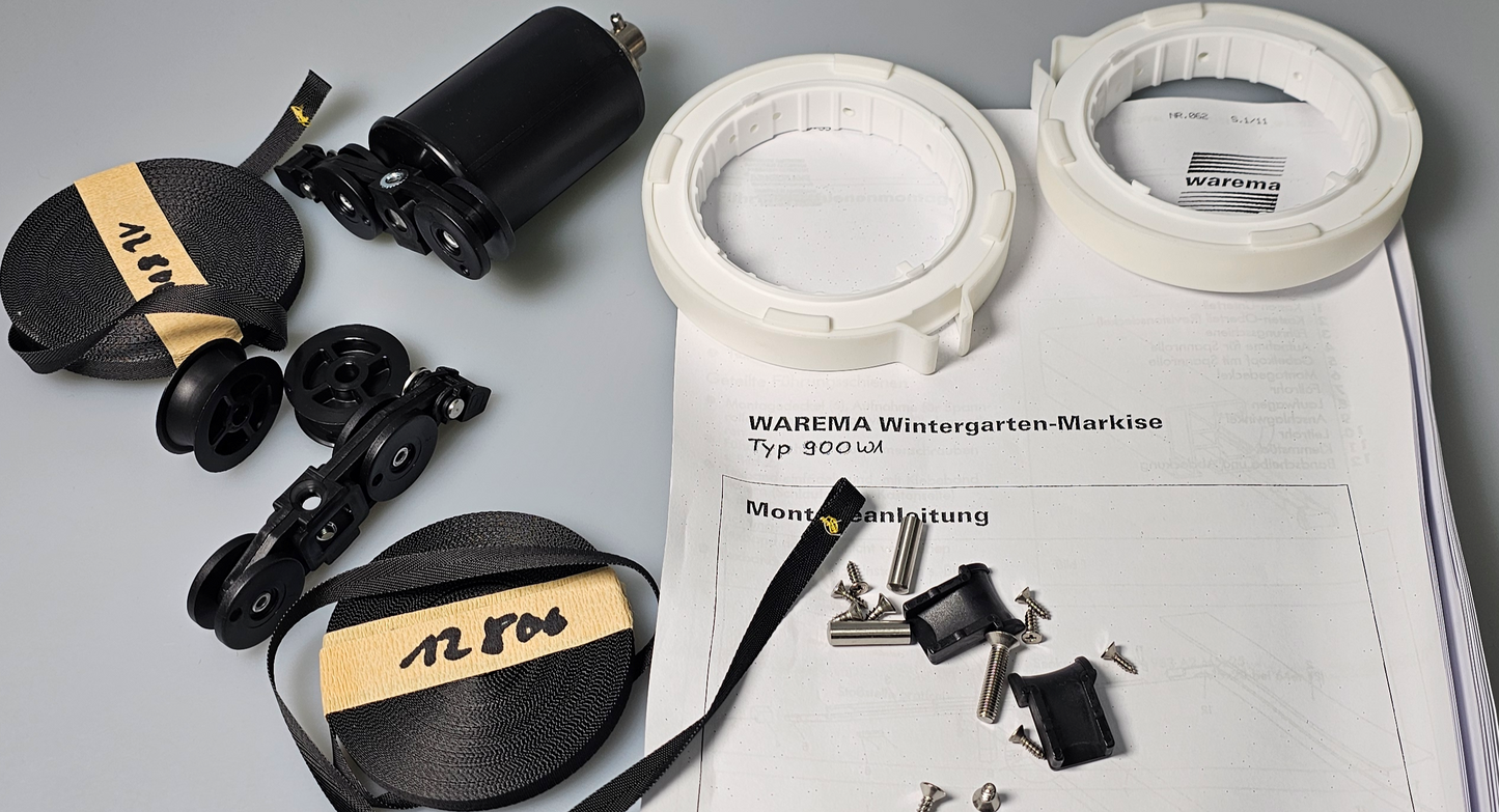 Reparatur-Set für Warema Wintergarten-Markise W1 Typ900